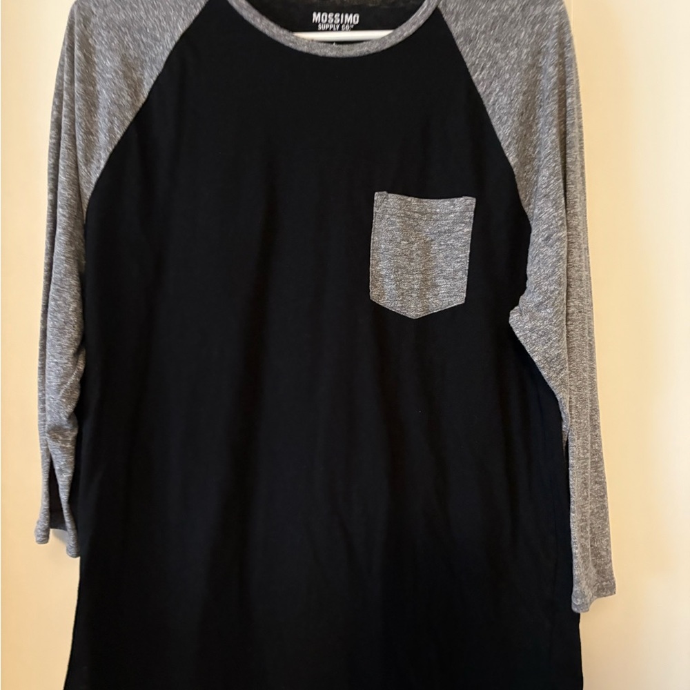 Mossimo Supply Co. Black and Gray Tee